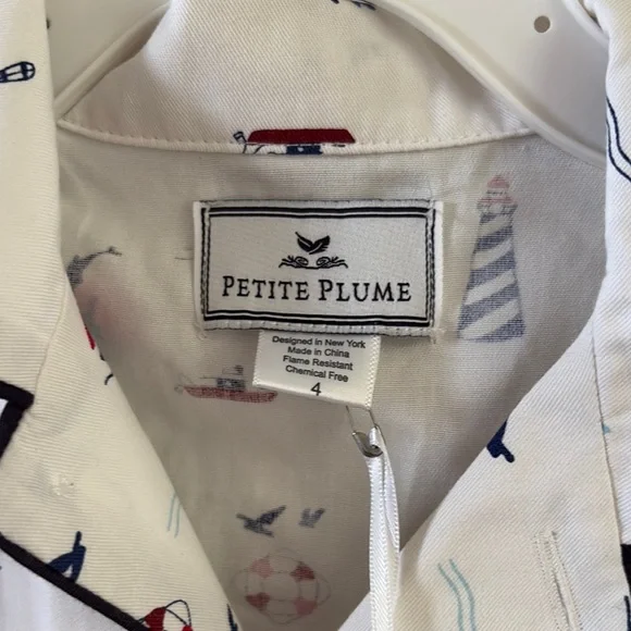 Petite Plume Sail Away PJ Set - Picture 2 of 6